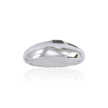 Double Chink Silver Ring TR3439 - Jewelry